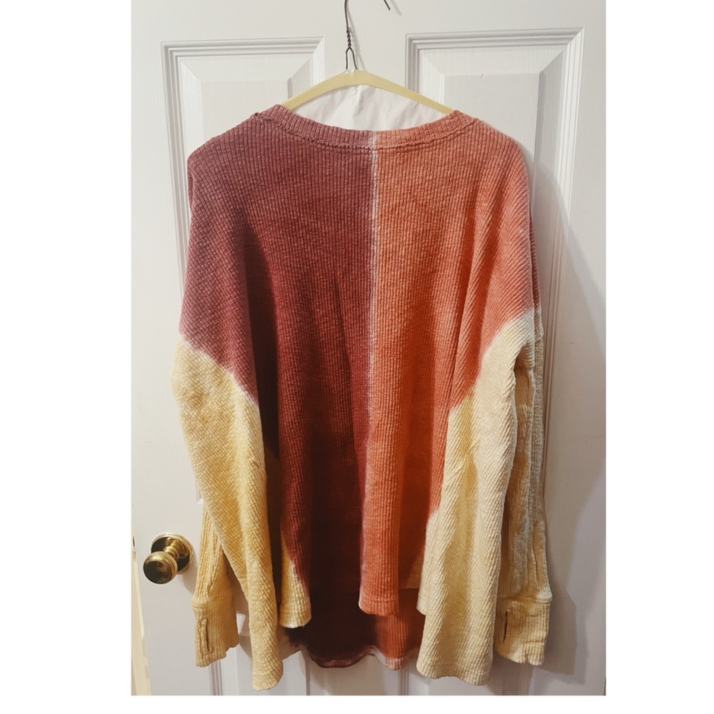 Free People Oversized Tie Dye Sweater